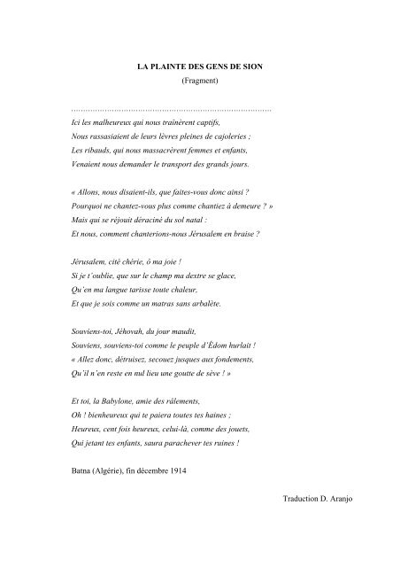 deux poèmes de jean-baptiste bégarie - Institut Béarnais Gascon