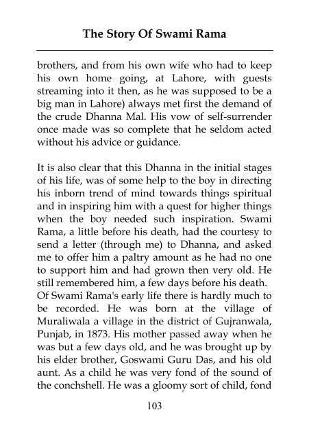 The Story Of Swami Rama - Holybook