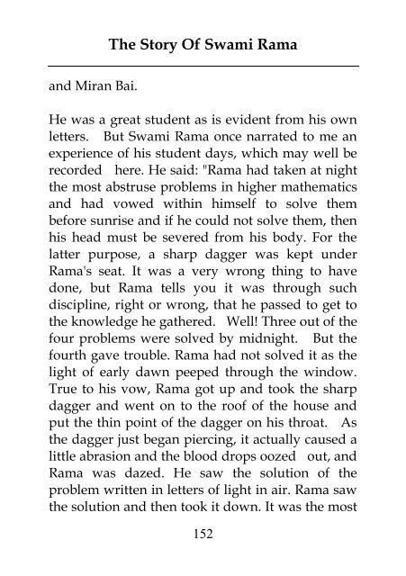 The Story Of Swami Rama - Holybook