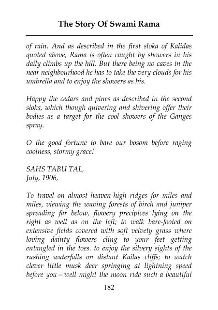 The Story Of Swami Rama - Holybook