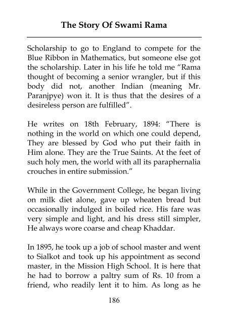 The Story Of Swami Rama - Holybook