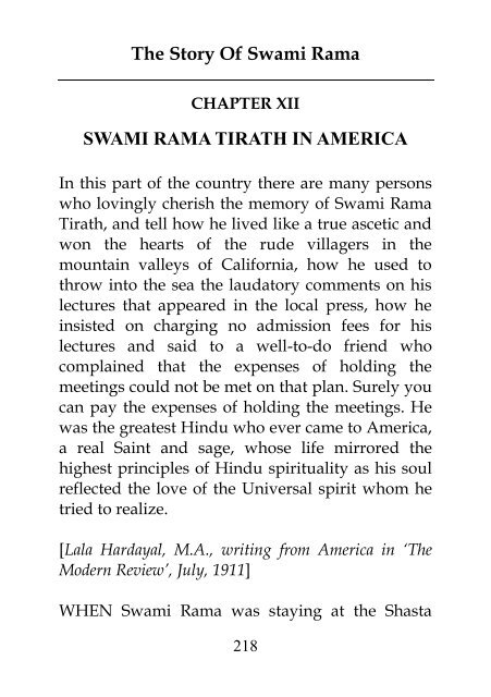 The Story Of Swami Rama - Holybook