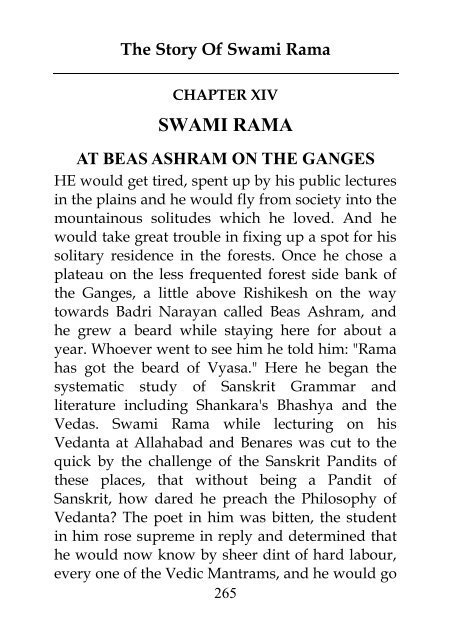 The Story Of Swami Rama - Holybook