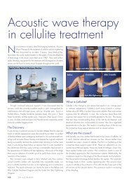 Acoustic wave therapy in cellulite treatment - AWT - Scanex Medical ...