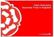 England Business Trips - VisitEngland