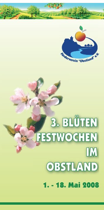 3. blÃ¼ten festwochen im obstland 3. blÃ¼ten festwochen im obstland