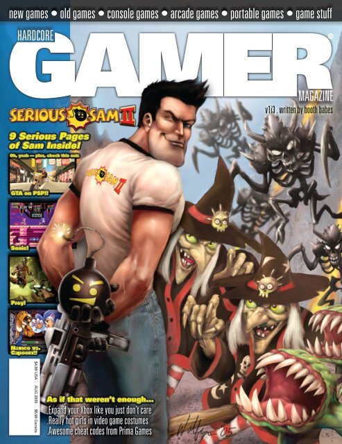 Volume 1 Issue 3 August 2005 Serious Sam II - Hardcore Gamer