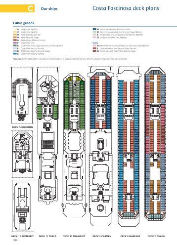 Costa Fascinosa deck plans