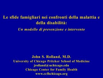 John Rollan - Le sfide familiari nei confronti della malattia - ISPPREF