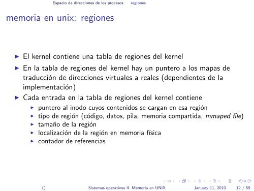 Trasparencias Tema Memoria Unix