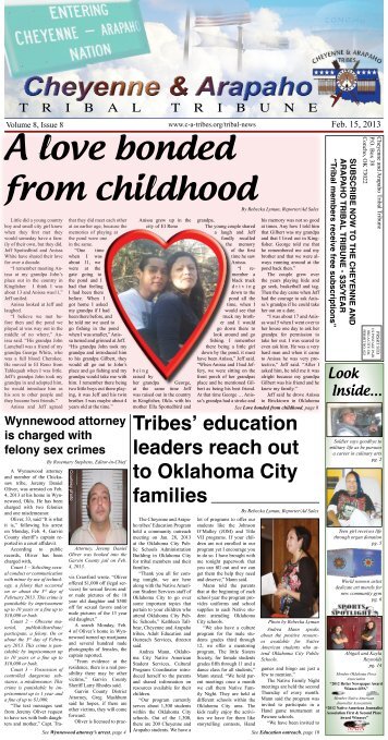 February 15th, 2013 Issue - Cheyenne and Arapaho Tribes