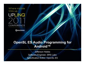 OpenSL-Audio-Programing-for-Android - Uplinq