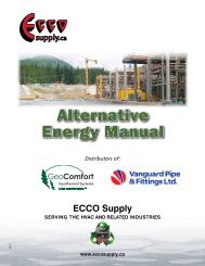 Alternative Energy Manual - ECCO Supply