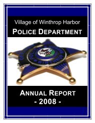 2008 WHPD Annual Report - Winthrop Harbor Police Department