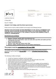 details - Johannesburg Development Agency