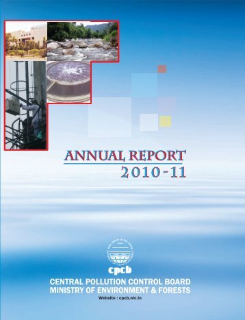 Annaul Report 2010-2011 - Central Pollution Control Board