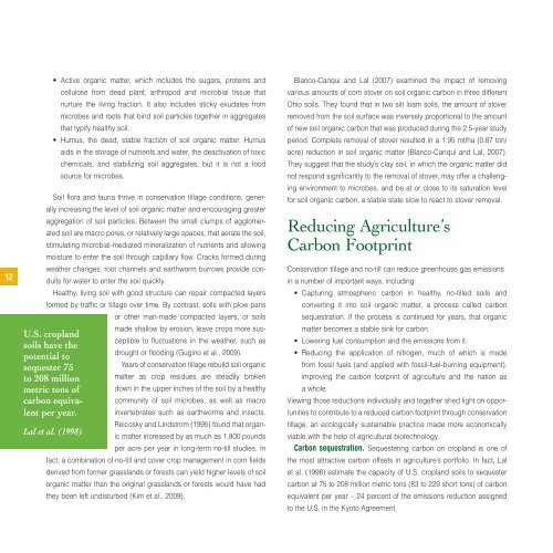 Facilitating Conservation Farming Practices and Enhancing ...