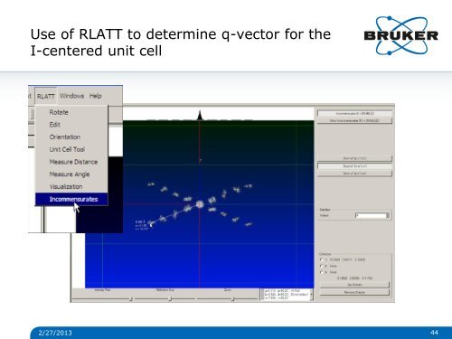 Data Collection and Data Reduction Techniques for ... - Bruker