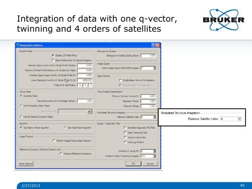 Data Collection and Data Reduction Techniques for ... - Bruker