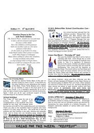 Newsletter Edition 11 2013 - St Edwards Primary School