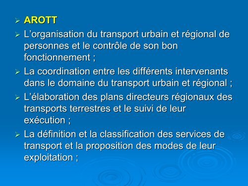 La rÃ©forme transport urbain en Tunisie - Euromedina