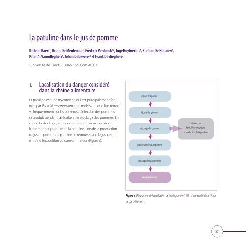 Application de l'Ã©valuation des risques dans la chaÃ®ne alimentaire