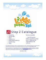 Step 2 Catalogue - Little People's Toys