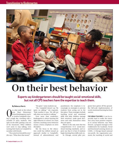 The ABCs of kindergarten - catalyst-chicago.org