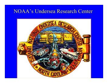 National Undersea Research Center - NOAA