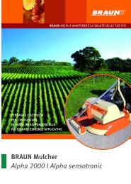 vedi pdf specifiche tecniche (it e fr) - AZ Macchine Agricole BRAUN