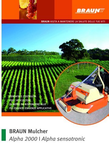 vedi pdf specifiche tecniche (it e fr) - AZ Macchine Agricole BRAUN