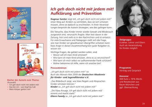 Lesungen und Veranstaltungen - Loewe Verlag