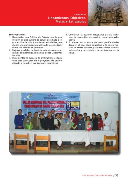 Plan Nacional Concertado de Salud - Bvs.minsa.gob.pe - Ministerio ...