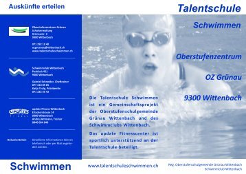 Unser Flyer - das Wichtigste in KÃ¼rze - Schulen Wittenbach
