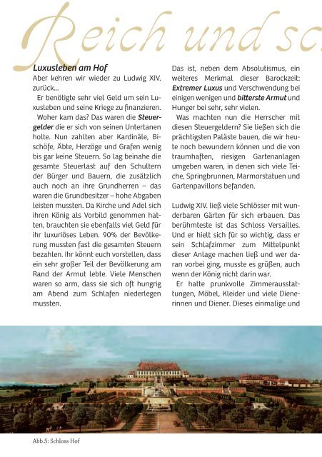 Leben im Barock - Landesmuseum NiederÃ¶sterreich