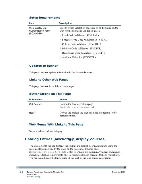 Banner Faculty and Advisor Self-Service / User Guide / 8.3