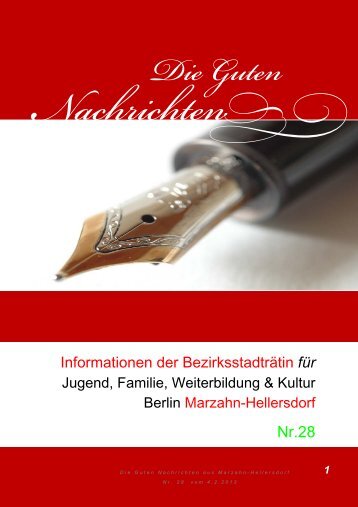 Ãberschrift 1 - Die guten Nachrichten aus Marzahn-Hellersdorf