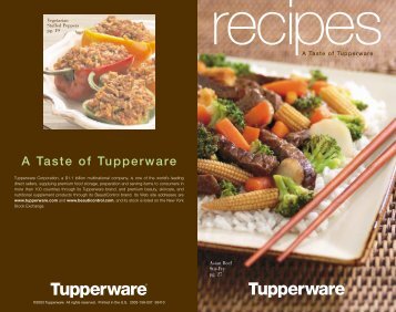 A Taste of Tupperware