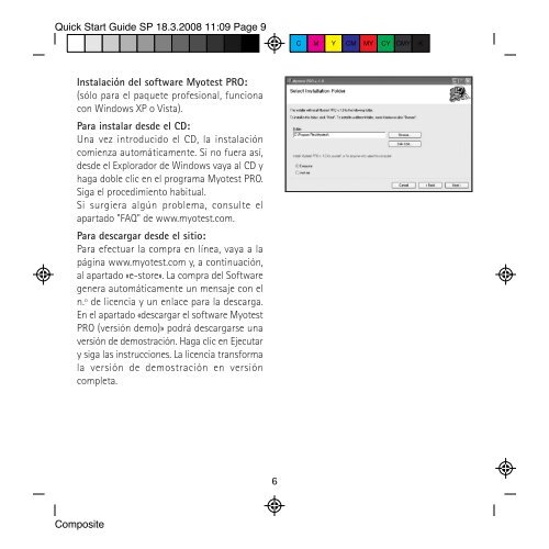 Quick Start Guide SP - myotest