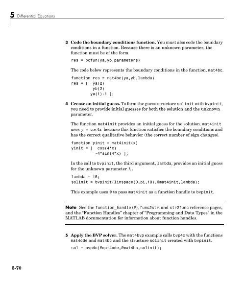 MATLAB Mathematics - SERC - Index of