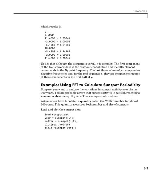 MATLAB Mathematics - SERC - Index of