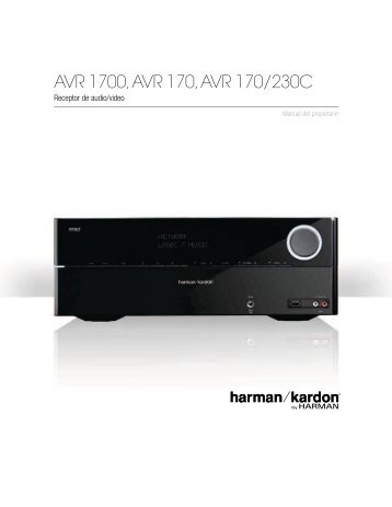 Amplificador Harman Kardon AVR170 - Novomusica