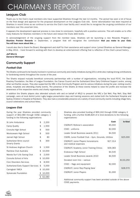 Financial Report Yr Ending 3.. - SHARKIES | Cronulla Sutherland ...