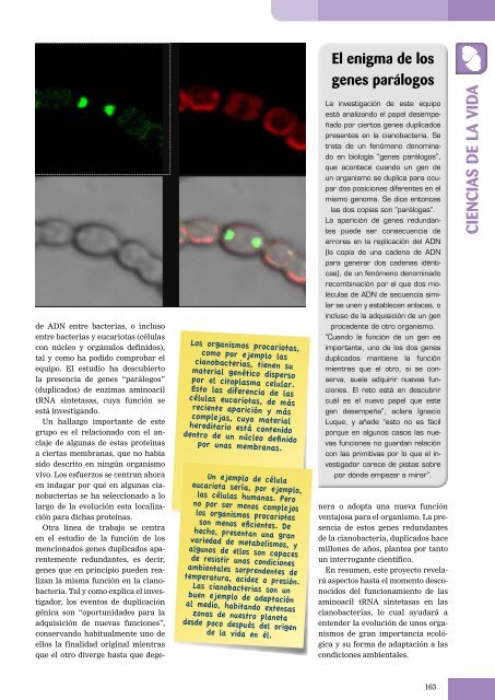 ciencias de la vida