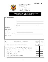 Sulit Lampiran G Permohonan Bagi Mendapatkan