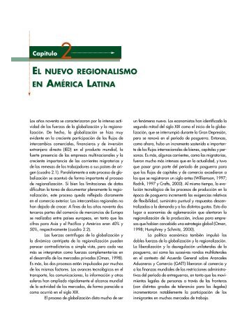 EL NUEVO REGIONALISMO EN AMÃRICA LATINA - Inter-American ...