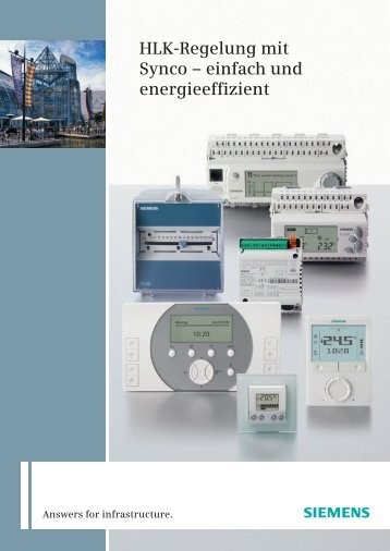 HLK-Regelung mit Synco – einfach und energieeffizient - Siemens