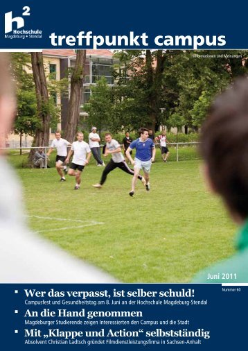 Mit „Klappe und Action“ selbstständig - Hochschule Magdeburg ...