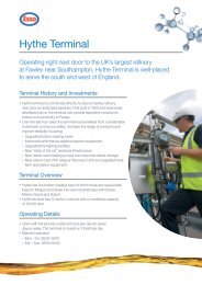 I&W Hythe Terminal - ExxonMobil in the UK