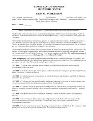 Friendship Center Rental Agreement.pdf - Lower Paxton Township